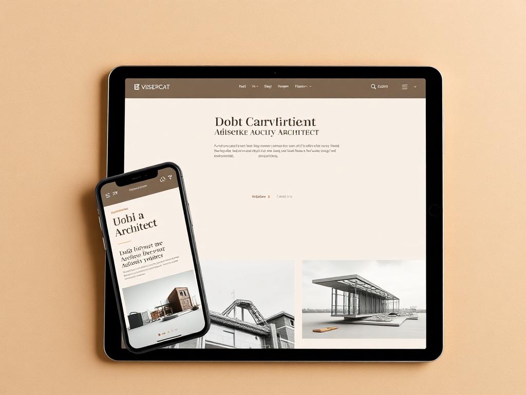 Exemplo de onepage para Arquiteta