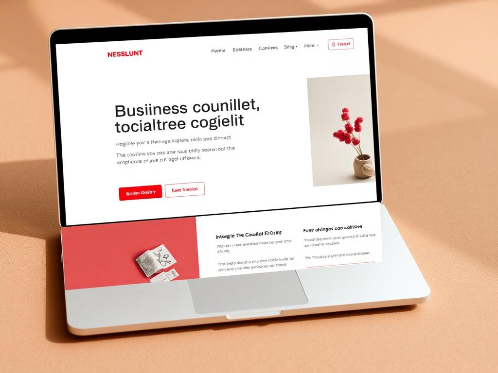 Exemplo de onepage para Consultora